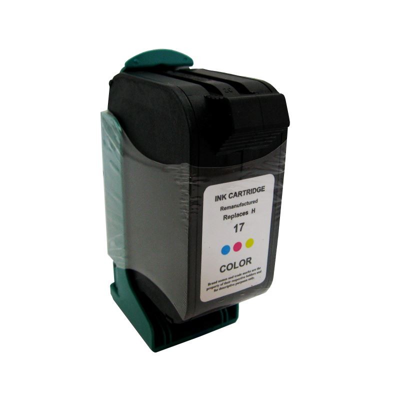 Cartus C6625AE color compatibil HP 17 remanufacturat - imagine 3